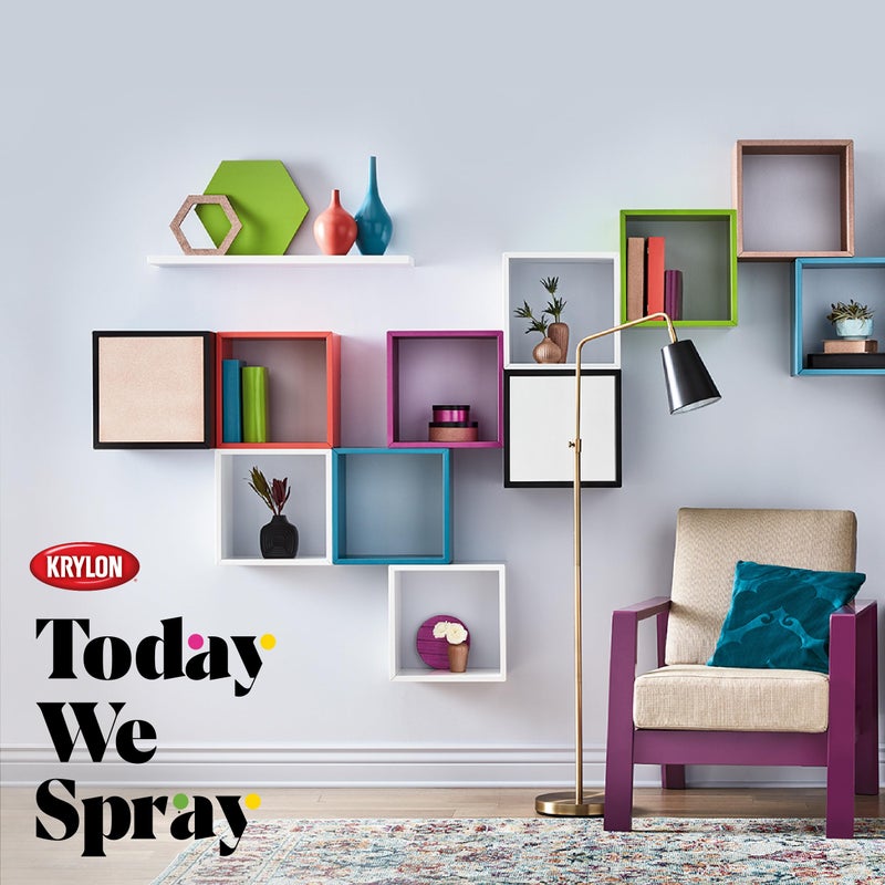 Krylon NOW Spray Paint, Gloss, Yellow, 9 oz - Image 4